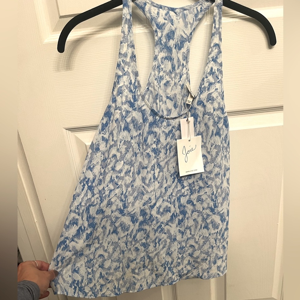 NWT Joie Columbe Silk Racerback Top
